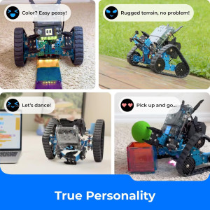 mBot2 Rover Coding Robot for Kids 8–12+: Build, Code, and Explore STEM Fun