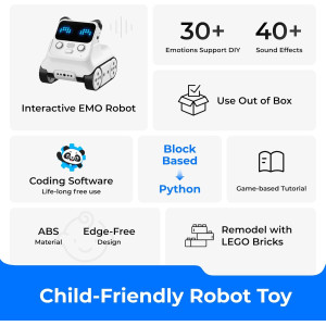 Codey Rocky: Fun, hands-on coding robot for kids! Learn, play, and program with your phone.