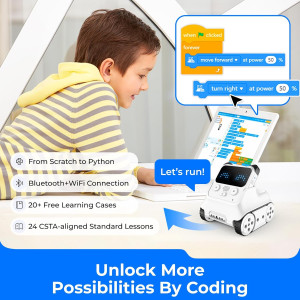 Codey Rocky: Fun, hands-on coding robot for kids! Learn, play, and program with your phone.