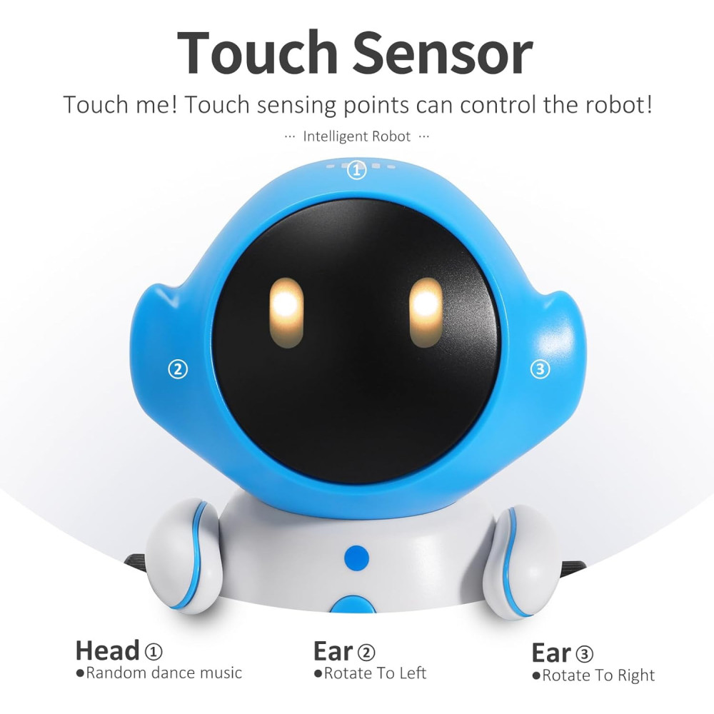 Smart Talking Robot Toy Interactive Gift for Kids Ages 6 and Up