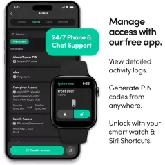 Serrure Connectée Igloohome: Empreinte Digitale, Code PIN, Alexa - Sécurité Intelligente et Facile!