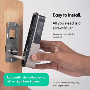 Smart Deadbolt Lock – Unlock with fingerprint, PIN, or Alexa. Secure, simple, and smart!
