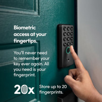 Smart Deadbolt Lock Fingerprint, Remote PIN, Alexa Control