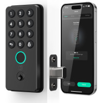 Smart Deadbolt Lock Fingerprint, Remote PIN, Alexa Control