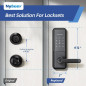 Nyboer 7-in-1 Smart Lock: Fingerprint, App, Keypad & Voice Control for Ultimate Home Security