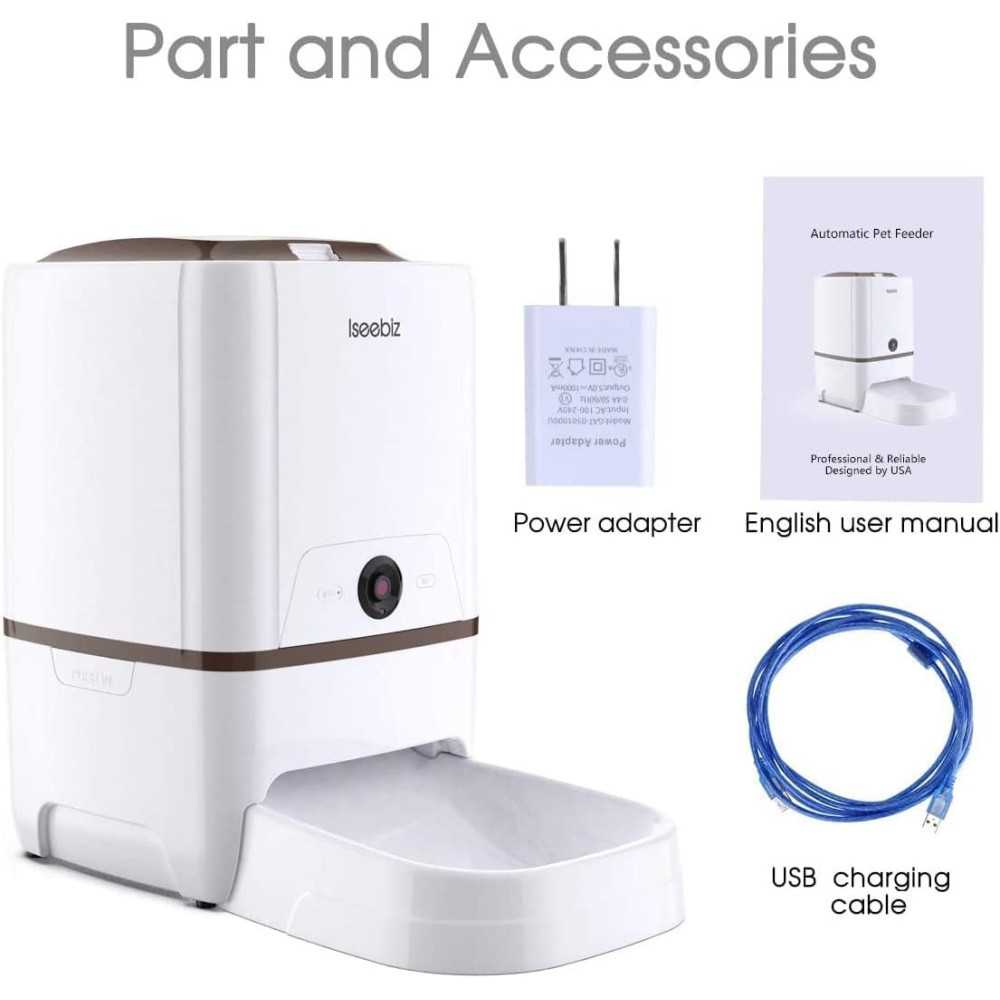 Distributeur de Croquettes Intelligent avec Caméra et Contrôle via Appli