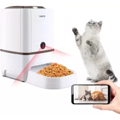 Distributeur de Croquettes Intelligent avec Caméra et Contrôle via Appli