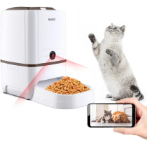 Smart Pet Feeder with Camera, App Control,6L Capacity,Alexa Compatible