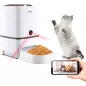 Distributeur Automatique Intelligent 6L avec Caméra Iseebiz - Nourrissez Votre Animal Partout, À Tout Moment!
