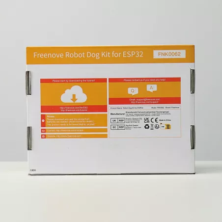 Kit Robot Chien Intelligent FREENOVE: Apprenez la Robotique en Samusant! Programmable, Caméra, et Contrôle App