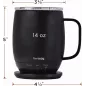Nextmug: Tasse Auto-Chauffante 14oz - Café & Thé Parfaits, 3 Températures, Livraison GRATUITE!