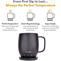 Nextmug Self-Heating Mug 14 oz Smart Coffee Mug with 3 Temp Modes