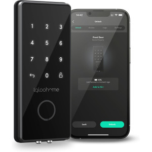 Keyless Smart Lock — Secure Bluetooth & PIN access, easy to use, works offline!