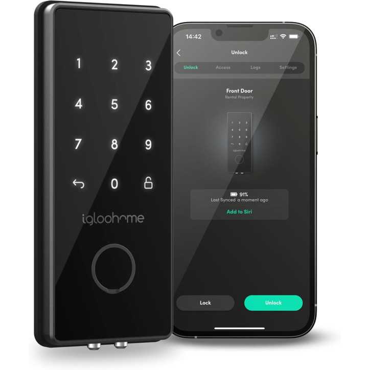 igloohome Keyless Smart Lock: Bluetooth & PIN Access - Secure Your Home, Hassle-Free! igloohome Keyless Smart Lock: Bluetooth & PIN Access - Secure Your Home, Hassle-Free!