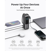 Anker 25,000mAh Power Bank – 100W Fast Charging & Built-In Cables