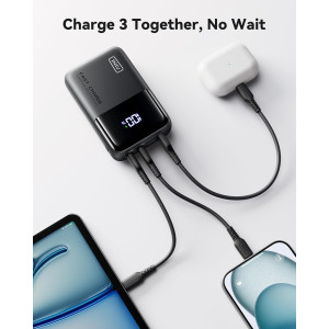 INIU 100W Power Bank — Compact 25,000mAh fast charger for iPhone, MacBook, and more on the go!