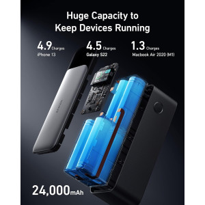 Anker 737 Power Bank — 24,000mAh & 140W fast charging for laptops, phones & more, anytime, anywhere!