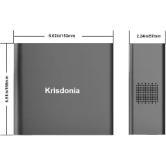 Krisdonia 130W Power Bank — 40,000mAh with AC outlet & 100W USB-C for fast laptop & phone charging!
