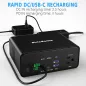 Krisdonia Batterie Externe 40000mAh 130W: Charge Rapide USB-C 100W & Prise Secteur - Lénergie Nomade Ultime!