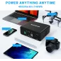 Krisdonia Batterie Externe 40000mAh 130W: Charge Rapide USB-C 100W & Prise Secteur - Lénergie Nomade Ultime!