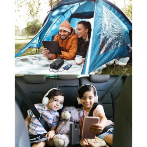 40,000mAh Power Bank — 65W USB-C fast charging for MacBook, Dell, iPad, iPhone & Samsung on the go!