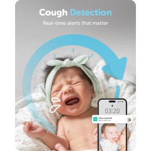 Cubo Ai Sleep Safety Bundle — Smart baby monitor with sleep sensor, HD night vision, AI alerts & analytics!