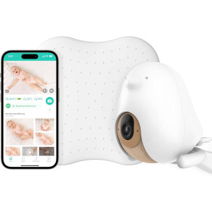Cubo Ai Sleep Safety Bundle — Smart baby monitor with sleep sensor, HD night vision, AI alerts & analytics!