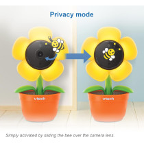 VTech RM9751 Yellow Daisy Baby Camera: HD, Night Vision & Two-Way Talk