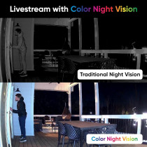 Smart 1080p Security Camera with Color Night Vision & Motion Alerts