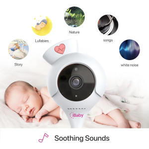 iBaby Smart Baby Monitor — 1080P HD WiFi video, breathing & movement tracking, 2-way audio, alerts & night vision!