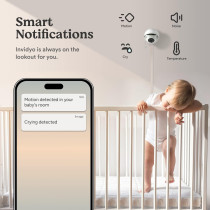 WiFi Baby Monitor with Camera | Sleep, Cry & Cough Detection, Audio