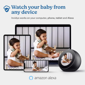 Smart WiFi Baby Monitor — Sleep tracking, cry & cough detection, night vision, 2-way talk, pan & tilt camera!