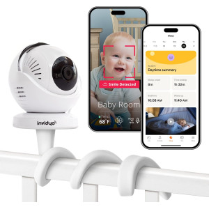 Smart WiFi Baby Monitor — Sleep tracking, cry & cough detection, night vision, 2-way talk, pan & tilt camera!