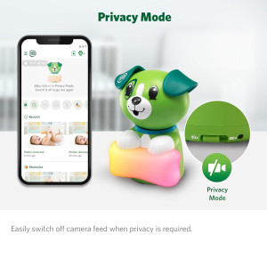 LeapFrog Scout LF2911 — 1080p HD baby monitor with WiFi remote, 360° view, 2-way talk, night vision & lullabies!