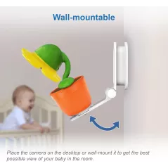 VTech RM9751 : Caméra Bébé HD avec Mode Privé, Vision Nocturne & Sons Apaisants – Veillez sur Bébé en Toute Sérénité !