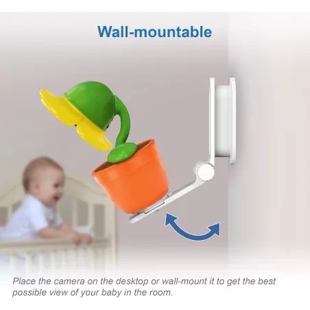 VTech RM9751 : Caméra Bébé HD avec Mode Privé, Vision Nocturne & Sons Apaisants – Veillez sur Bébé en Toute Sérénité !