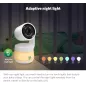 LeapFrog LF930HD : Moniteur Bébé HD 7 avec Vision Nocturne Couleur et Rotation 360°