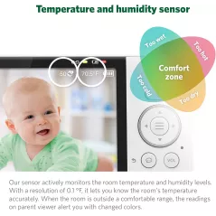 LeapFrog LF930HD Moniteur Bébé 7” HD et Vision Nocturne
