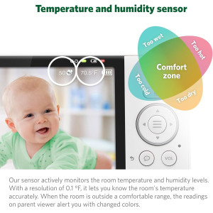LeapFrog LF930HD Baby Monitor with 7” HD and Night Vision