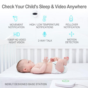Sense-U Smart Baby Monitor — HD video, movement tracking & real-time alerts for your peace of mind!