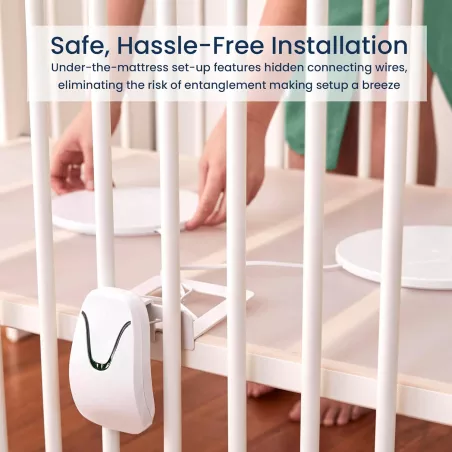 Babysense 7: Moniteur de Bébé Anti-Onde, Détection de Respiration Sans Contact - Sûr et Fiable