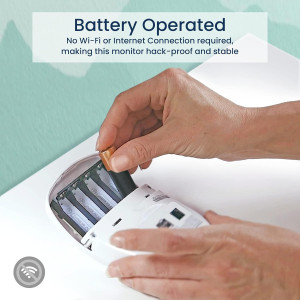 Babysense 7 Breathing Monitor — No contact, no WiFi, full crib coverage for safe, stress-free monitoring!