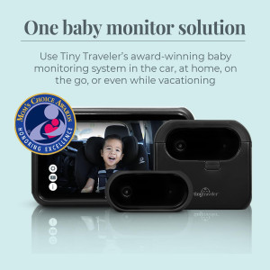 Caméra Bébé Voiture Tiny Traveler: Double Surveillance Enfants