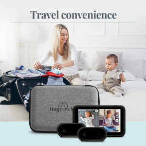 Caméra Bébé Voiture Tiny Traveler: Double Surveillance Enfants
