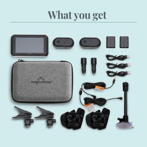 Caméra Bébé Voiture Tiny Traveler: Double Surveillance Enfants