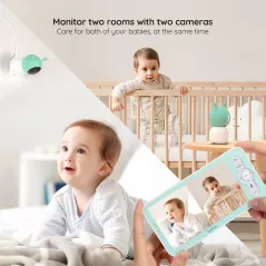 Moniteur BOIFUN 2K avec 2 Caméras Contrôle de deux appareils