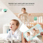 BOIFUN 2K Baby Monitor: Dual Camera, Split Screen, Night Light - See & Soothe From Anywhere!