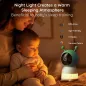 BOIFUN 2K Moniteur Bébé Écran Partagé: Double Caméra, Veilleuse, Suivi Auto & Audio Bidirectionnel