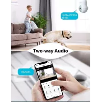 Caméra LaView 4MP WiFi Ampoule avec Vision Nocturne installation facile