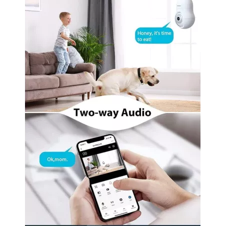 Caméra LaView 4MP WiFi Ampoule avec Vision Nocturne installation facile